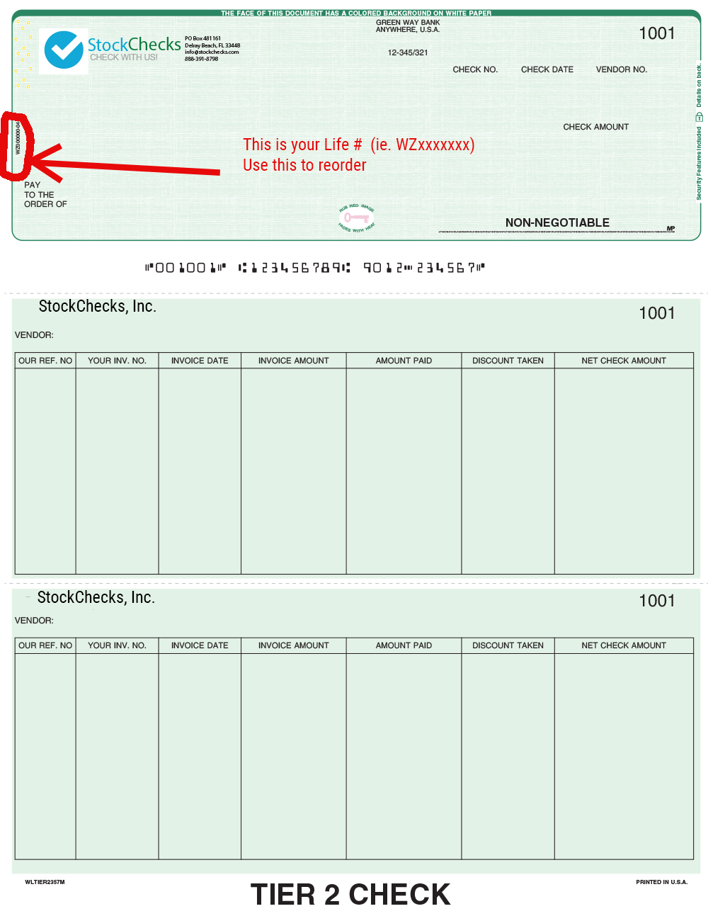 2023 imprinted TIER 2 check or reorder blue with wz highlight