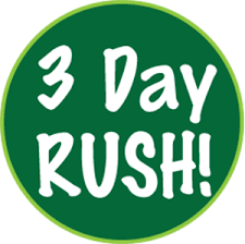 3 day rush