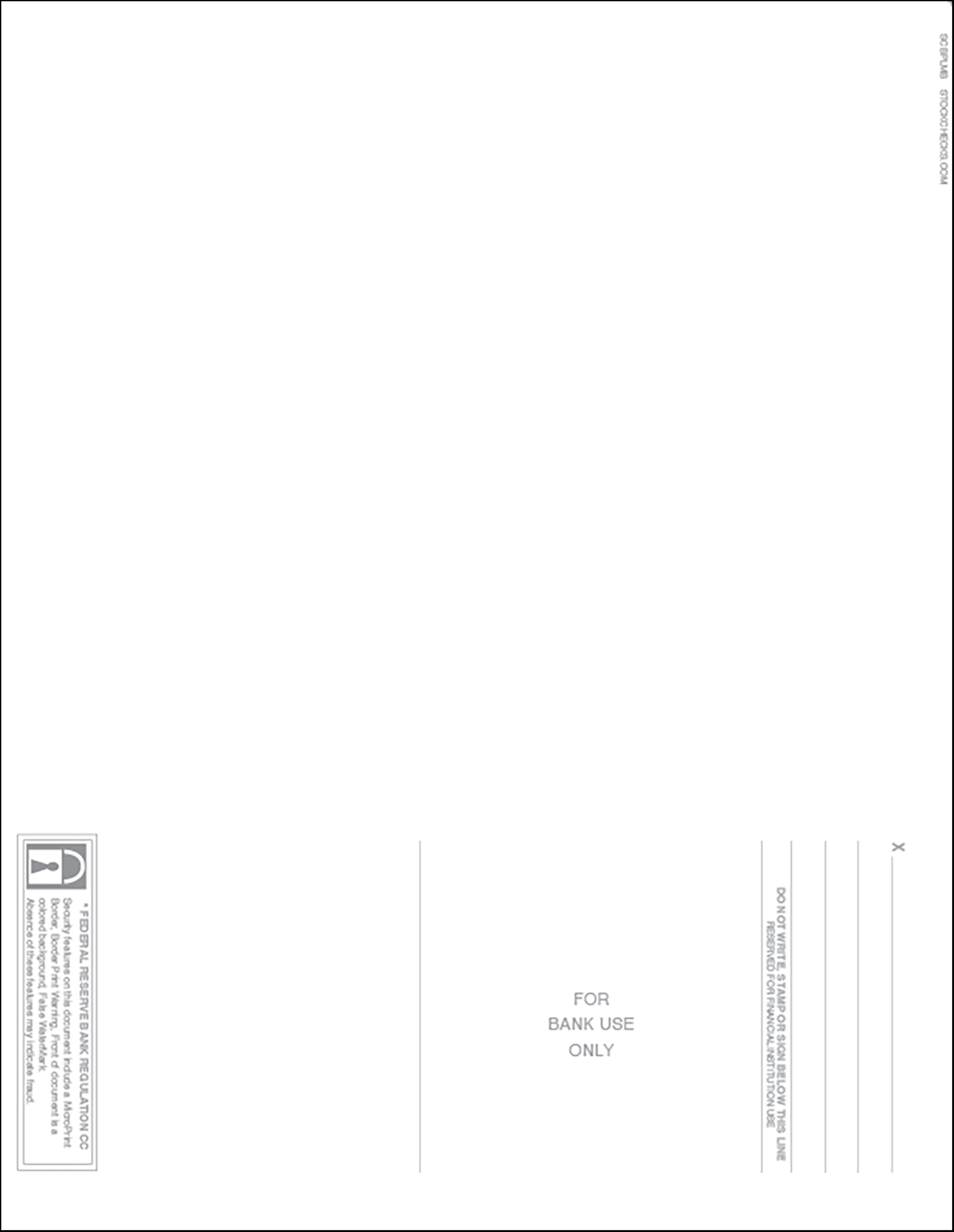 Back side Bottom Position Equal Perforation Purple Marble Edge Blank laser Check SCBPLMB