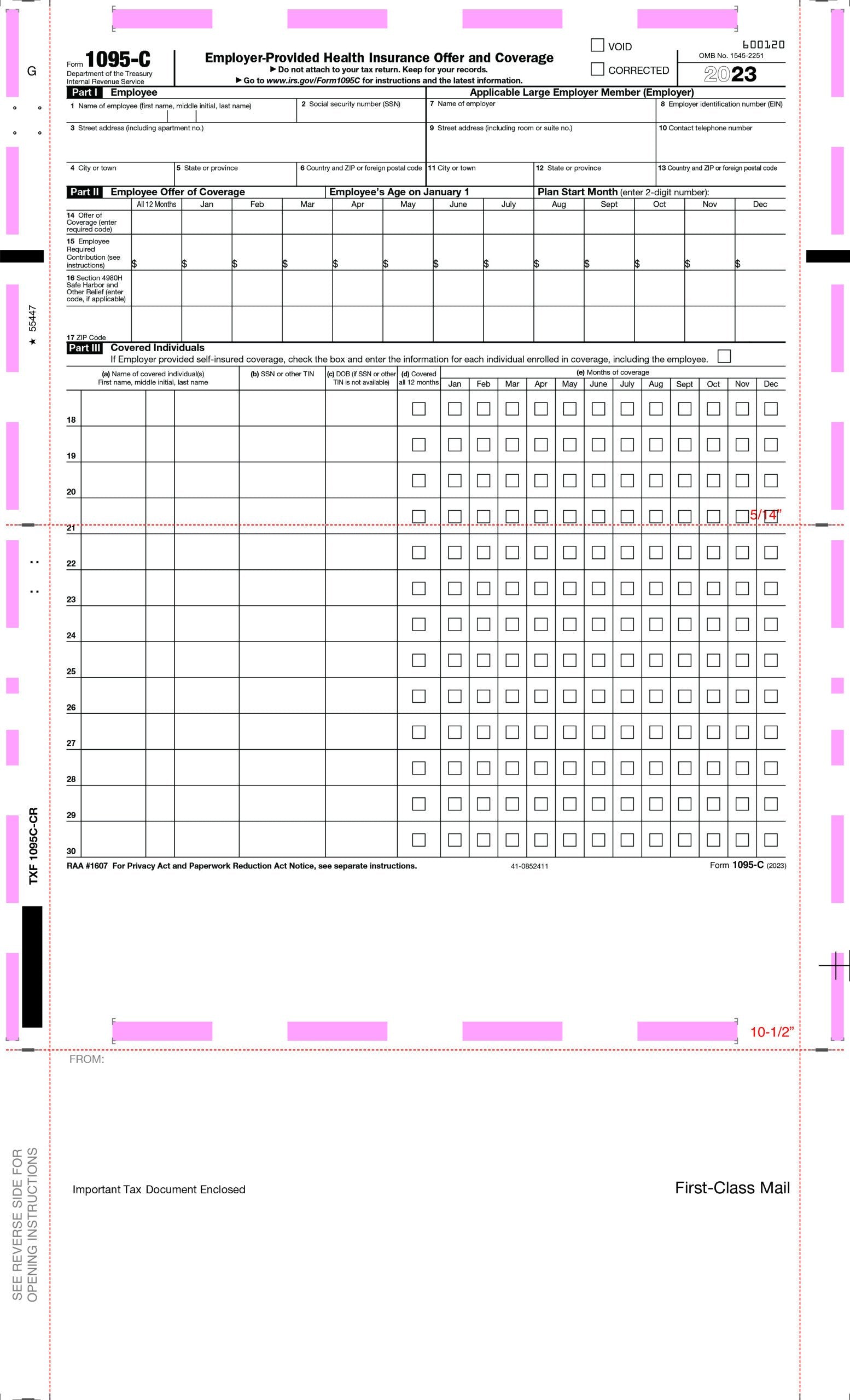 TXF-1095C- CR Affordable care Act 1095-C Horizontal Printed face EZ fo – StockChecks, Inc. txf-1095c-cr-affordable-care-act-1095-c-horizontal-printed-face-ez-fo-stockchecks-inc