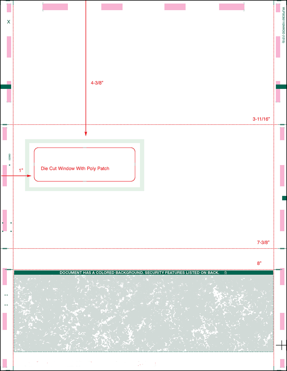 Letter C Fold Checks & Forms