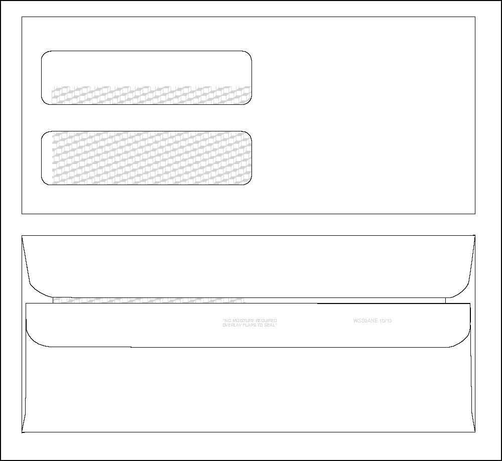 #9 Double Window Envelopes