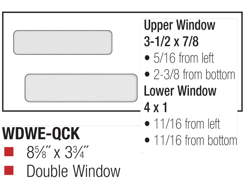 Quickbooks Envelopes