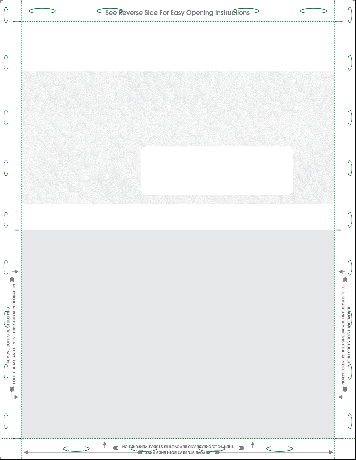 Letter 11" V-Fold Blank Forms (11VG)
