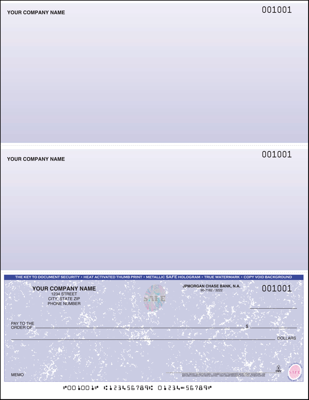High Security Check Paper - Blank High Security Checks – StockChecks, Inc.