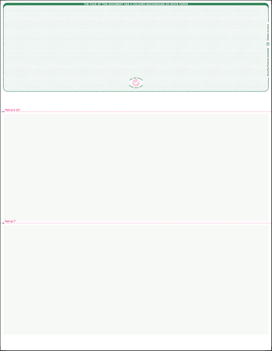 Top Position Blank Check Paper – StockChecks, Inc.