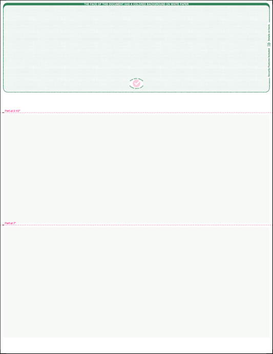 VALUE Top Green Linen Blank Laser Check SC1LNHG