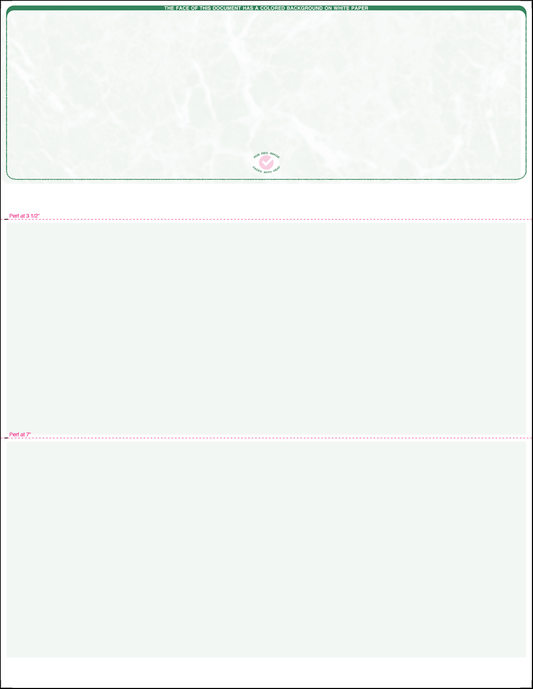 VALUE Top Green Marble Blank Laser Check SC1MBHG