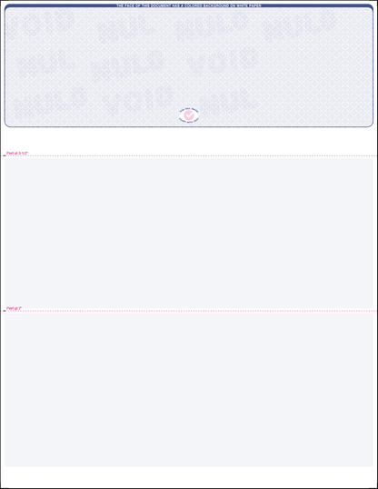 Value Blank Laser Checks - Top Position - Blue Scallop Void (SC1SVBL)