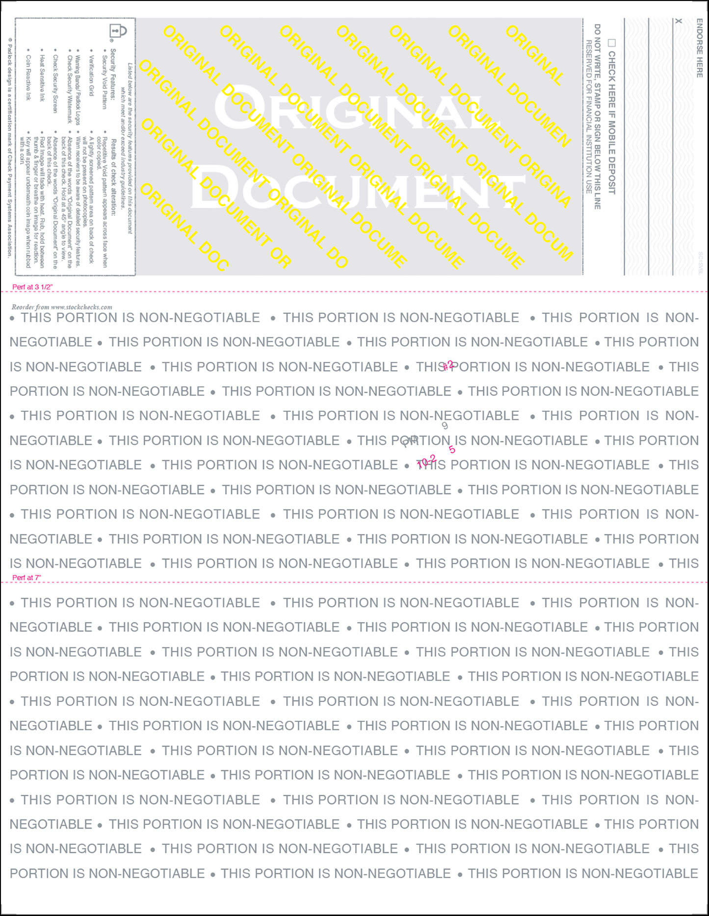 Value Blank Laser Checks - Top Position - Blue Scallop Void (SC1SVBL)