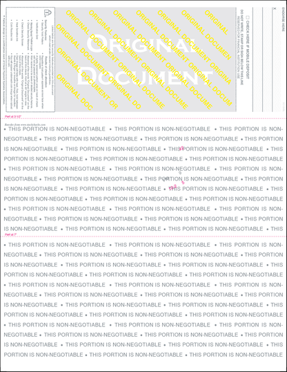 Value Blank Laser Checks - Top Position - Blue Scallop Void (SC1SVBL)