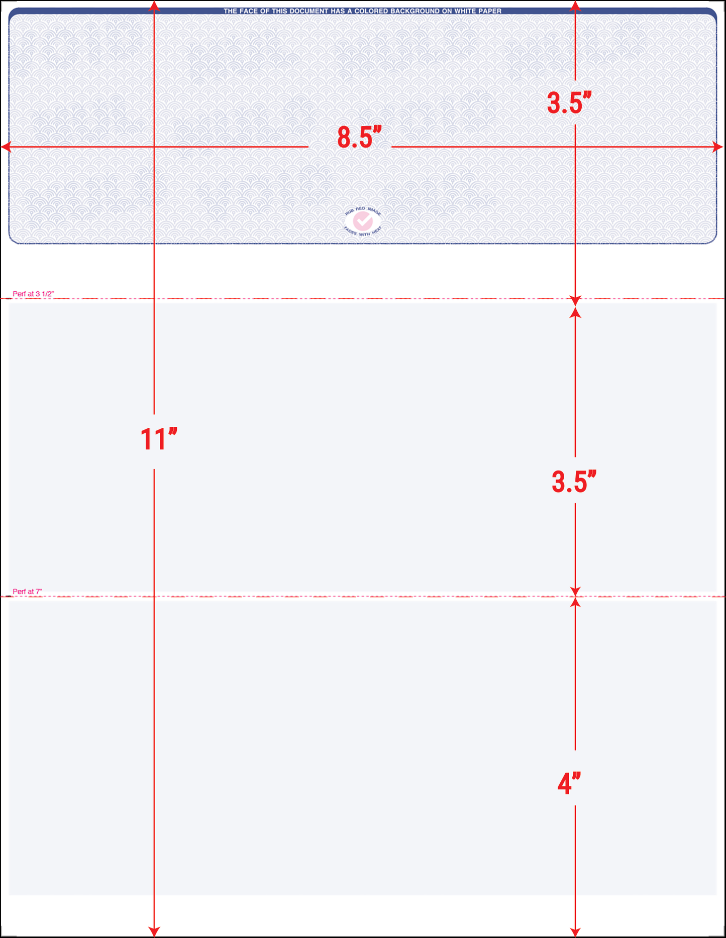 Value Blank Laser Checks - Top Position - Blue Scallop Void (SC1SVBL)