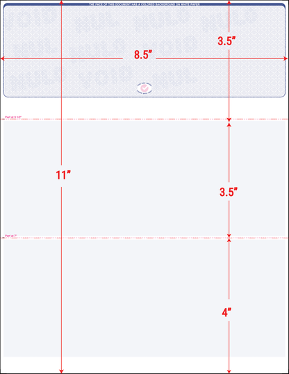 Value Blank Laser Checks - Top Position - Blue Scallop Void (SC1SVBL)
