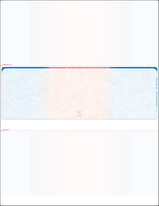 Blank Laser Checks - Middle Position - Prismatic (SC2BRB)