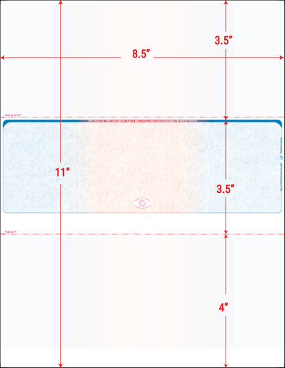 Blank Laser Checks - Middle Position - Prismatic (SC2BRB)