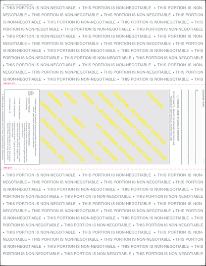 Value Blank Laser Checks - Middle Position - Blue Linen (SC2LNBL)