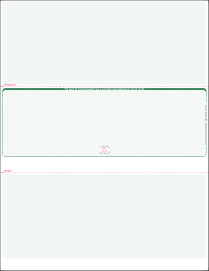 Value Blank Laser Checks - Middle Position - Green Linen (SC2LNHG)