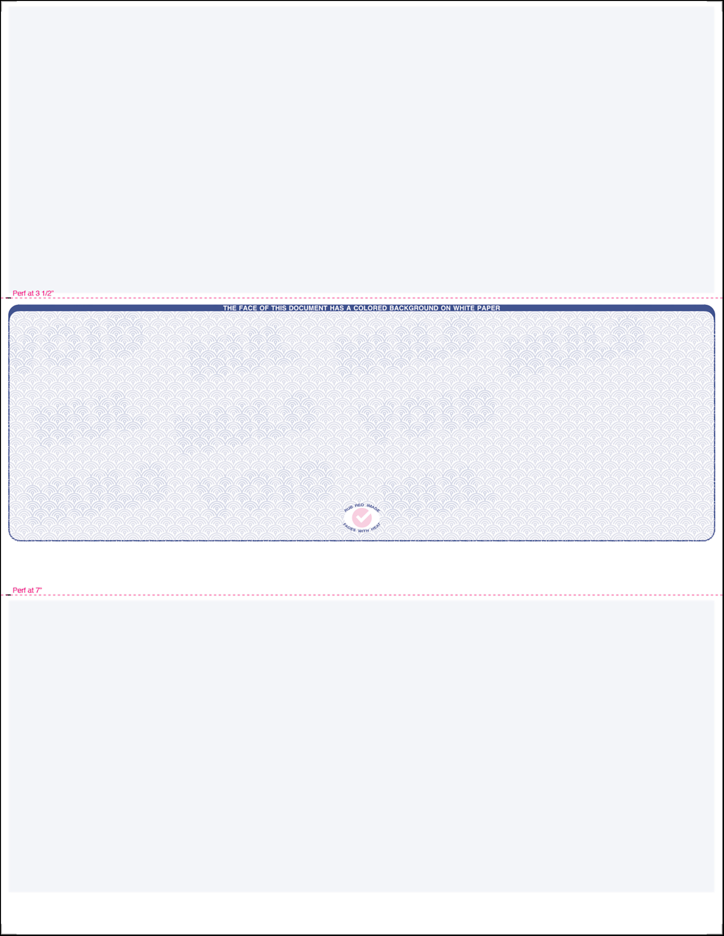 Value Blank Laser Checks - Middle Position - Blue Scallop Void (SC2SVBL)