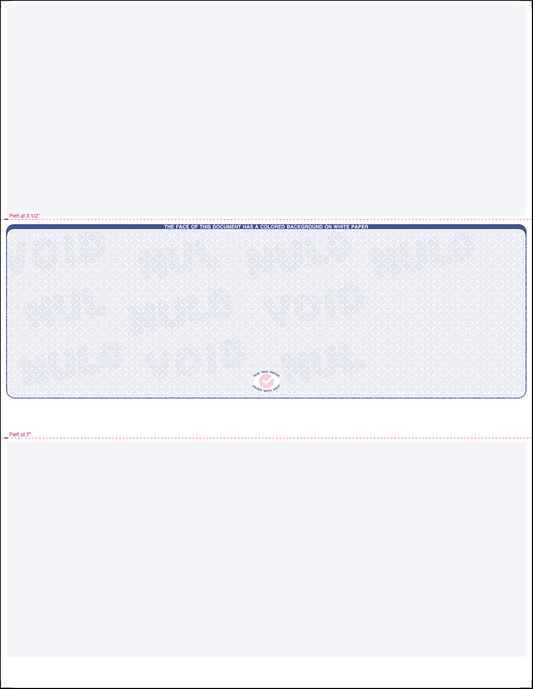Value Blank Laser Checks - Middle Position - Blue Scallop Void (SC2SVBL)