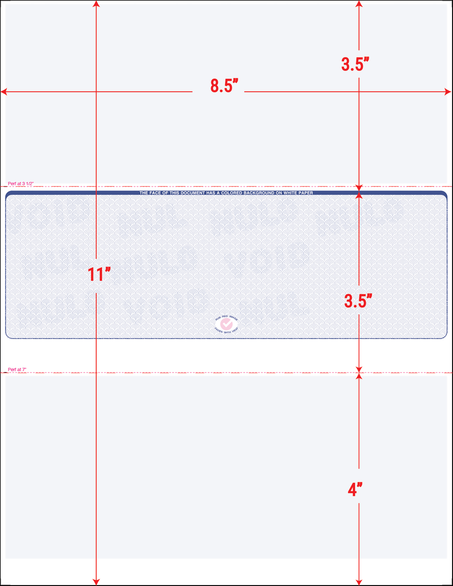 Value Blank Laser Checks - Middle Position - Blue Scallop Void (SC2SVBL)