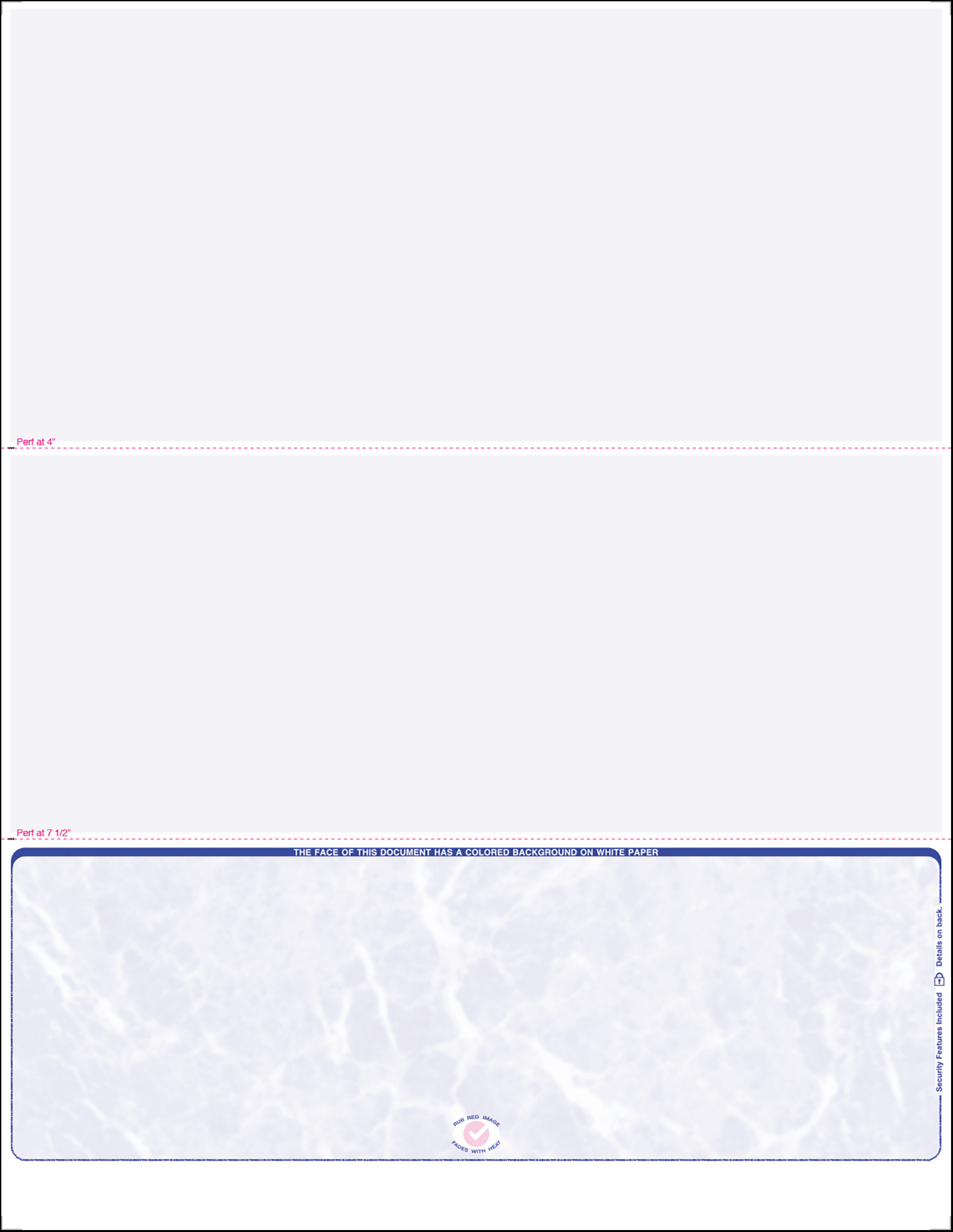 Value Blank Laser Checks - Bottom Position - Reflex Blue Marble (SC3MBRF)