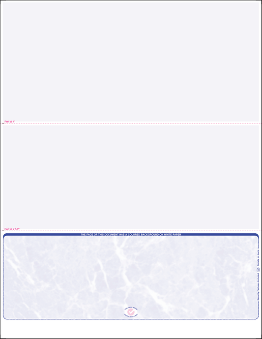 Value Blank Laser Checks - Bottom Position - Reflex Blue Marble (SC3MBRF)