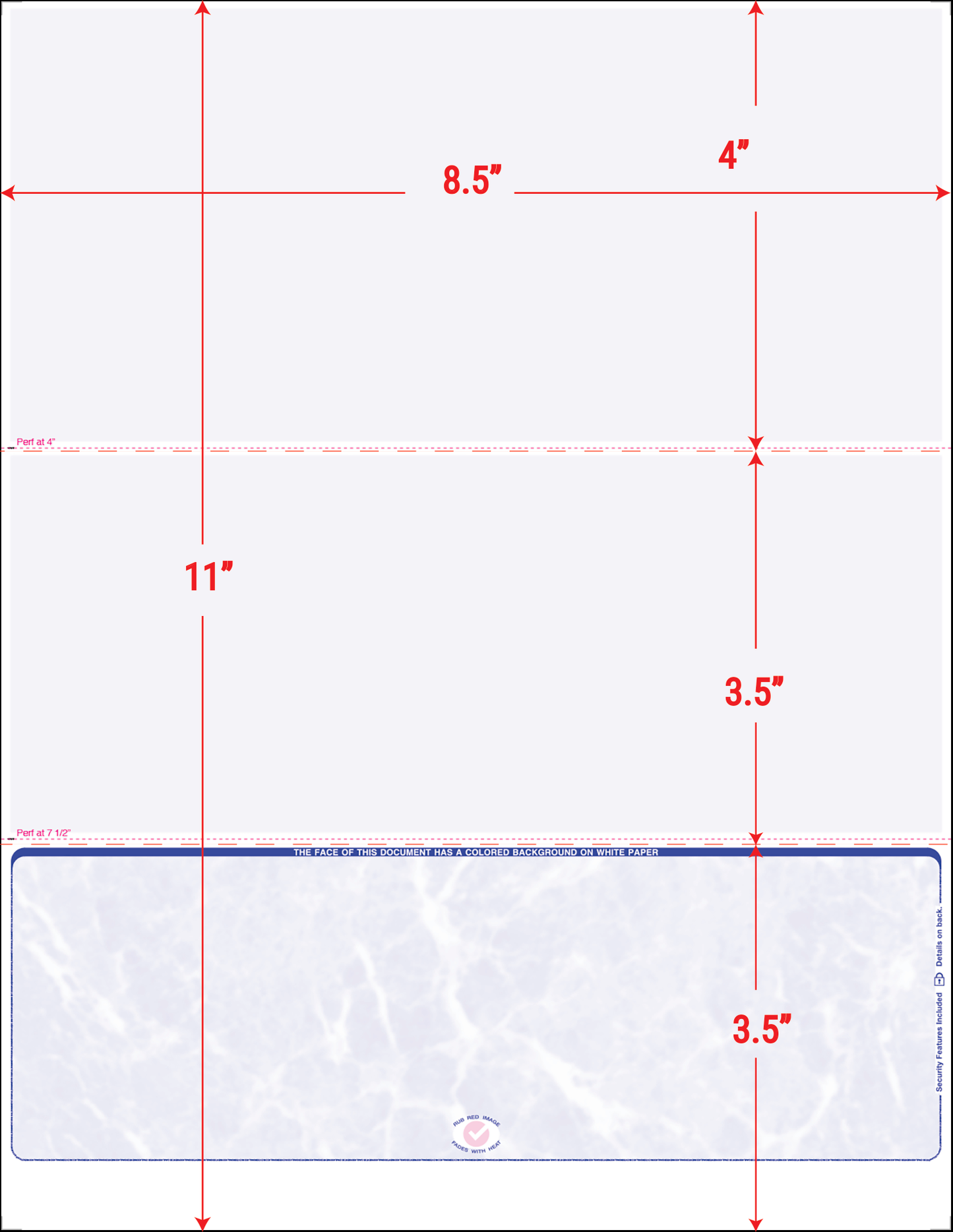 Value Blank Laser Checks - Bottom Position - Reflex Blue Marble (SC3MBRF)