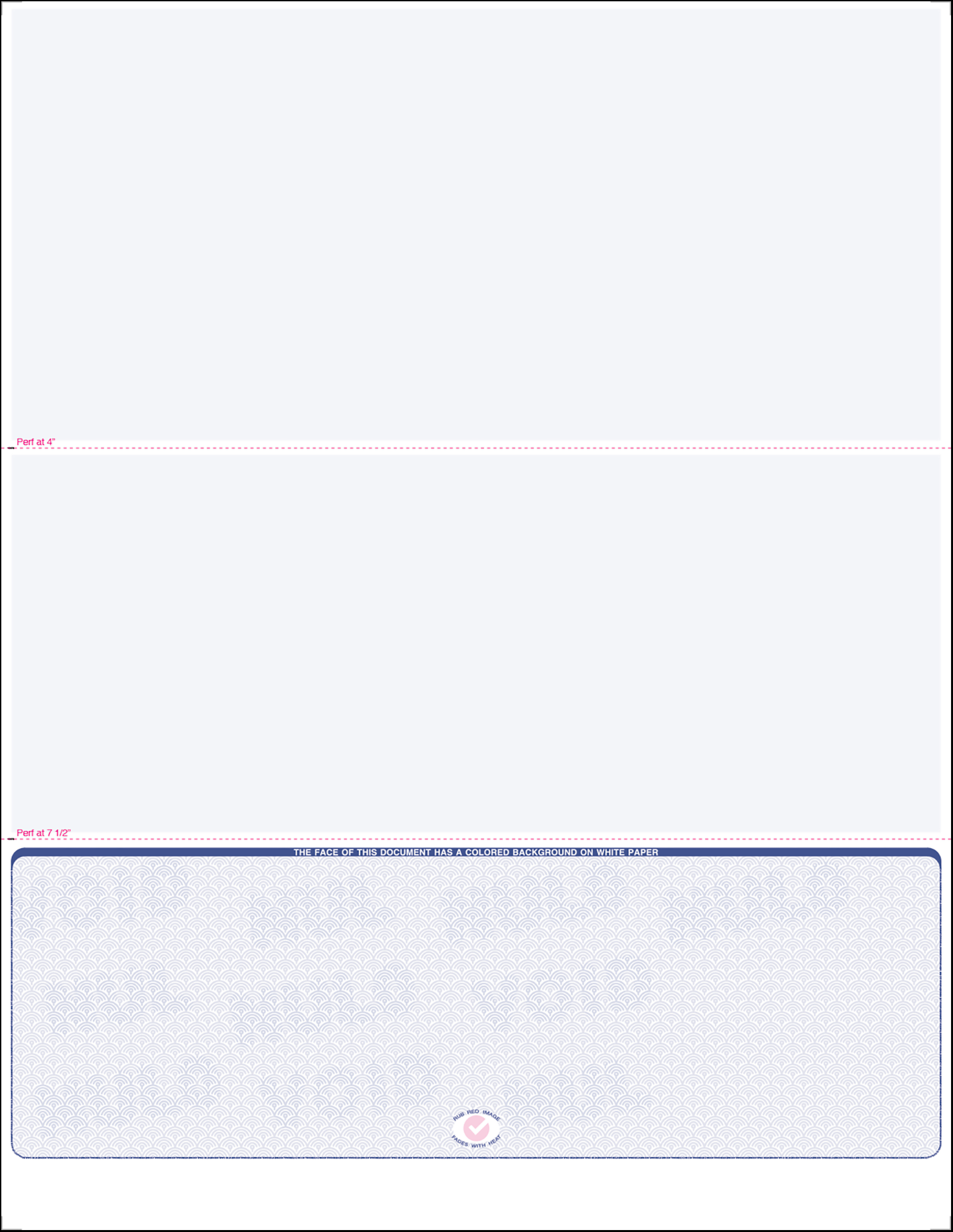 Value Blank Laser Checks - Bottom Position - Blue Scallop Void (SC3SVBL)