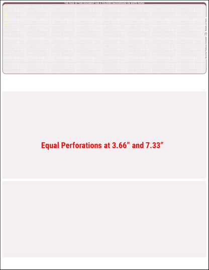 Equal Perforation Checks - Top Position Burgundy Linen SC7LNBY