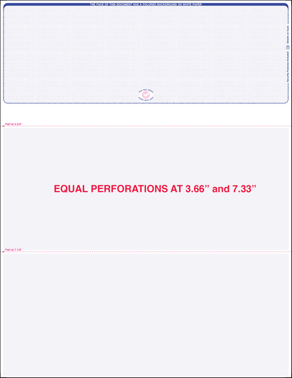 Value Equal Perforation Checks - Top Position -  Reflex Blue- Linen(SC7LNRF)