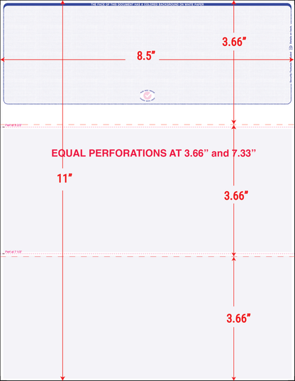 Value Equal Perforation Checks - Top Position -  Reflex Blue- Linen(SC7LNRF)