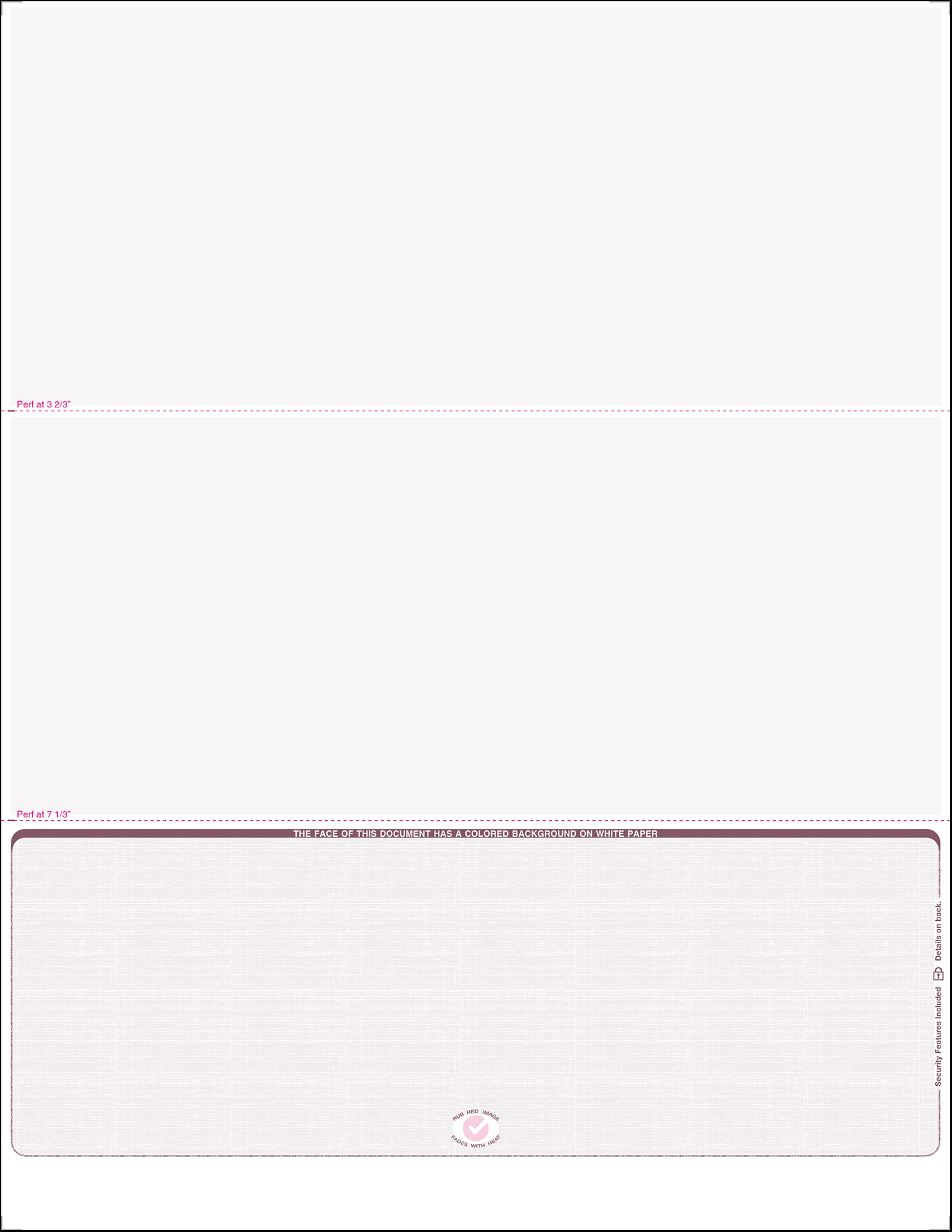 Equal Perforated Checks – StockChecks, Inc.