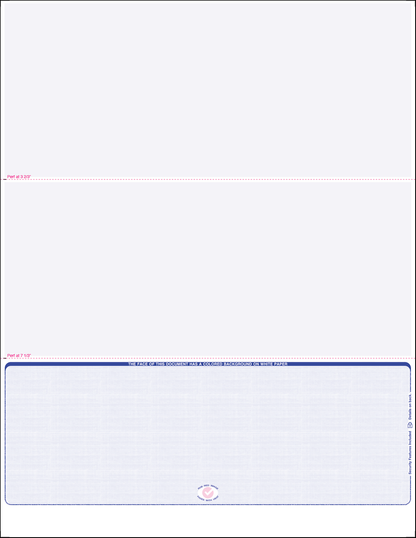 Equal Perforation Checks - Bottom Position - Reflex Blue Linen (SC9LNRF)