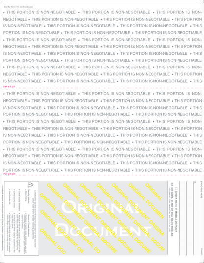 Equal Perforation Checks - Bottom Position - Purple Marble Edge (SC3MBPL)