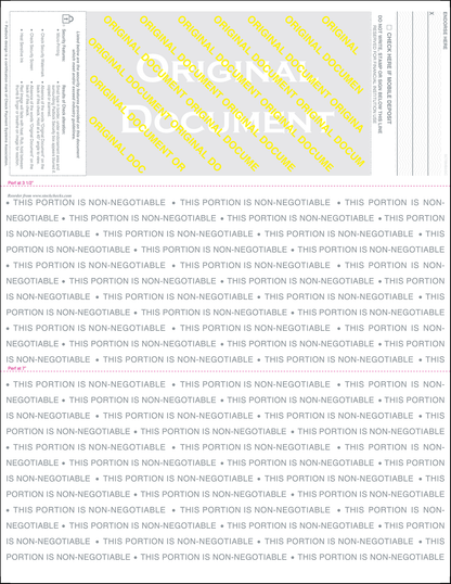 Value Blank Laser Checks - Top Position - Blue Marble (SCTBMBASIC)
