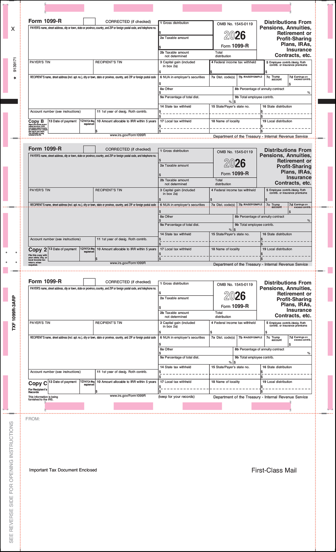 1099-R Retirement form 