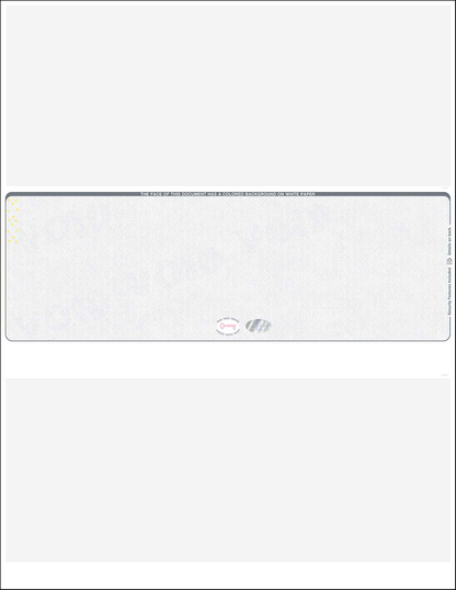 Hologram Blank Laser Checks - Middle Position - Gray  Scallop Void (WLSTK2SVHGY)