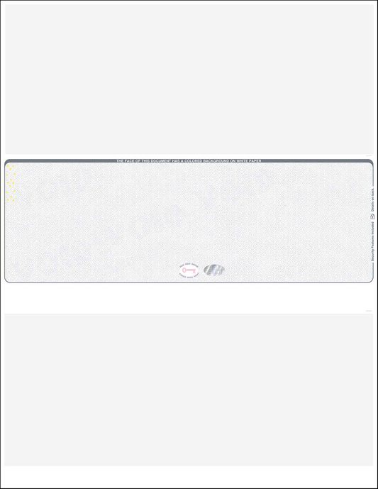 Hologram Blank Laser Checks - Middle Position - Gray  Scallop Void (WLSTK2SVHGY)