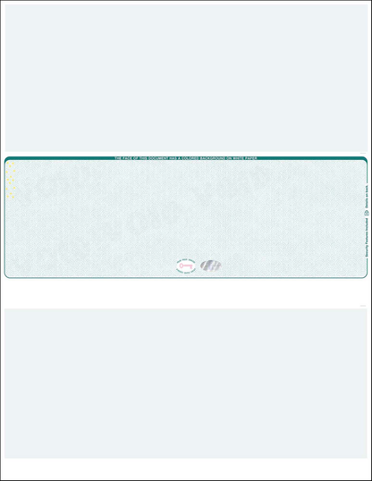 Hologram Blank Laser Checks - Middle Position - Teal Scallop Void (WLSTK2SVHTL)