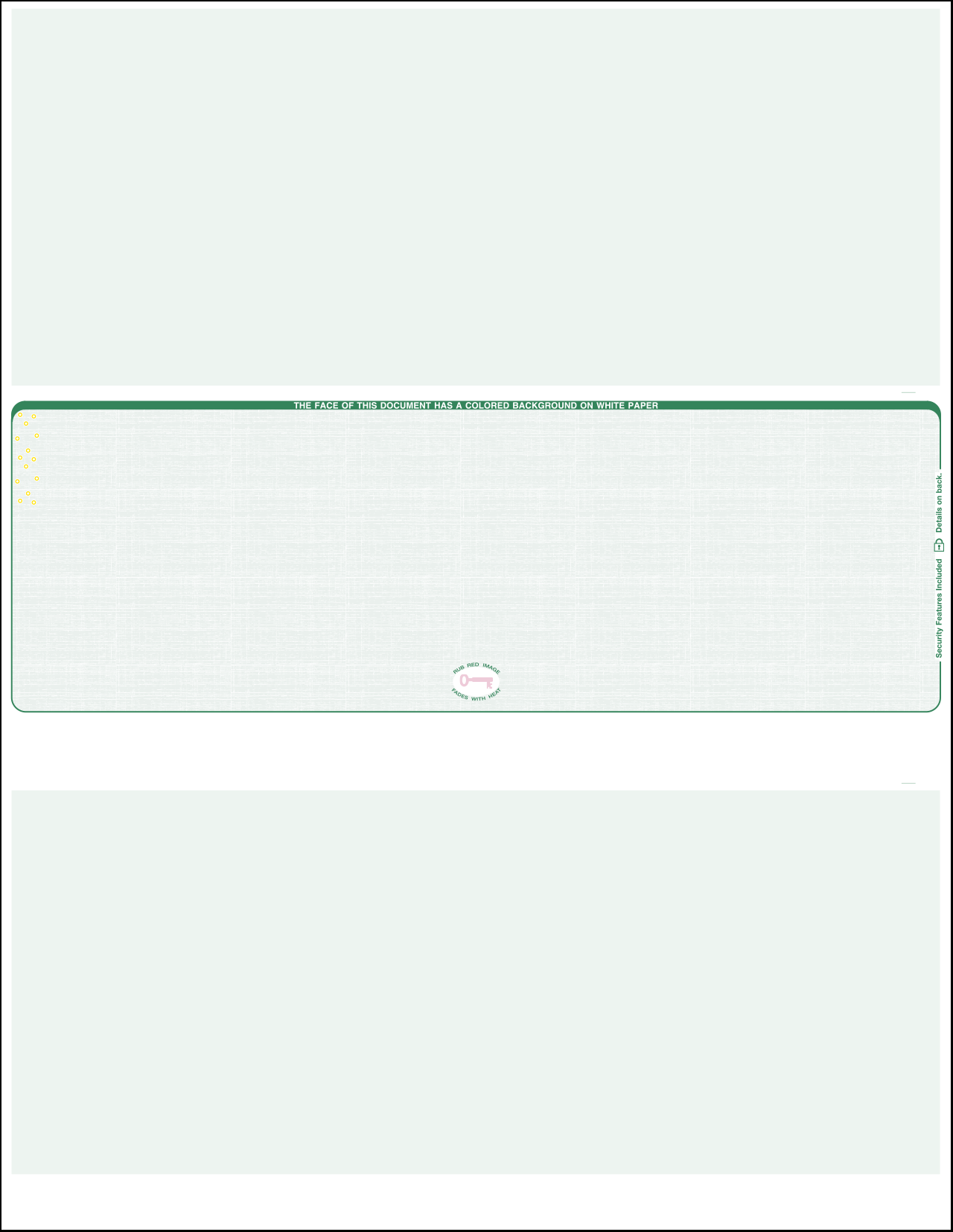 Check Paper Blank Business Check 3 Checks Per Page, Blank Check Paper For