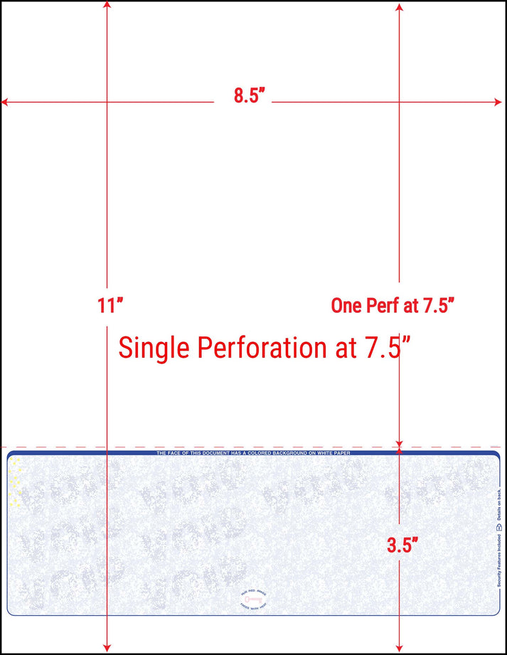 ADP© Compatible Payroll Checks - Bottom Position - Reflex Blue Scallop ...