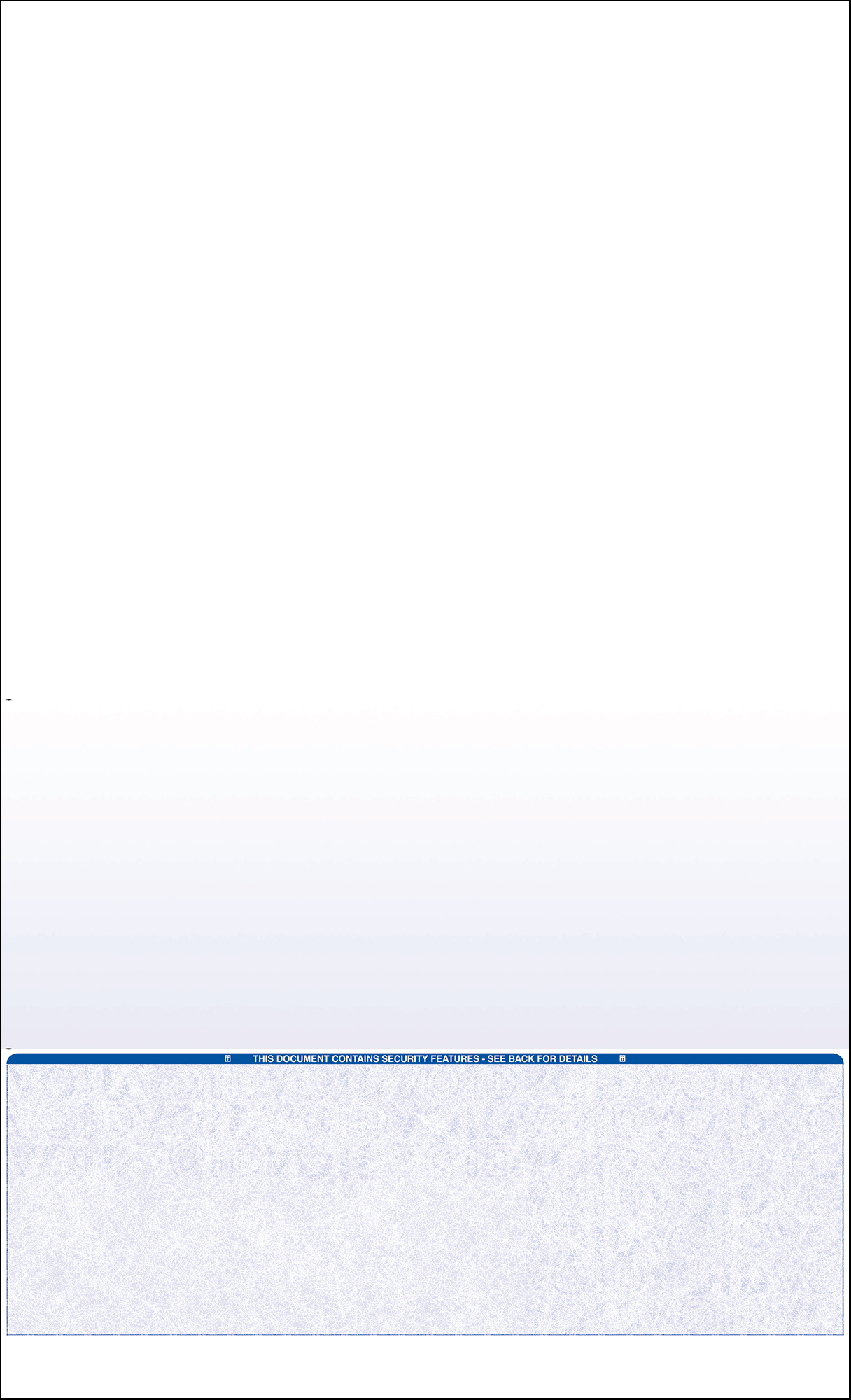 Blank Laser Checks - LEGAL- Bottom  Position - Reflex Blue Linen  (SC149LNRF)