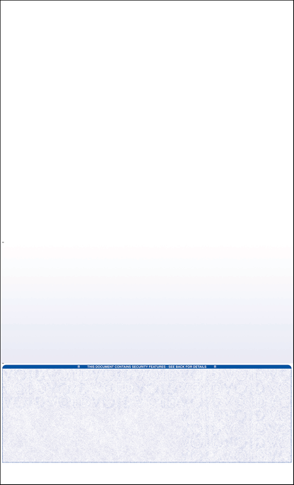 Blank Laser Checks - LEGAL- Bottom  Position - Reflex Blue Linen  (SC149LNRF)