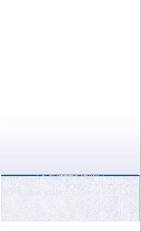 Blank Laser Checks - LEGAL- Bottom  Position - Reflex Blue Linen  (SC149LNRF)