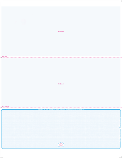 Value Blank Laser Checks in Bottom Position Sky Blue Linen SC3LNBL