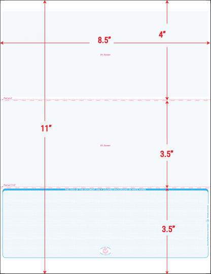 Value Blank Laser Checks in Bottom Position Sky Blue Linen SC3LNBL